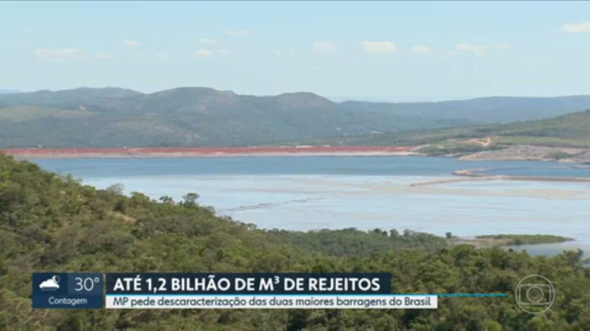 The public prosecutor demands the disqualification of the two largest tailings dams in the country;  structures remain in Minas |  Minas Gerais