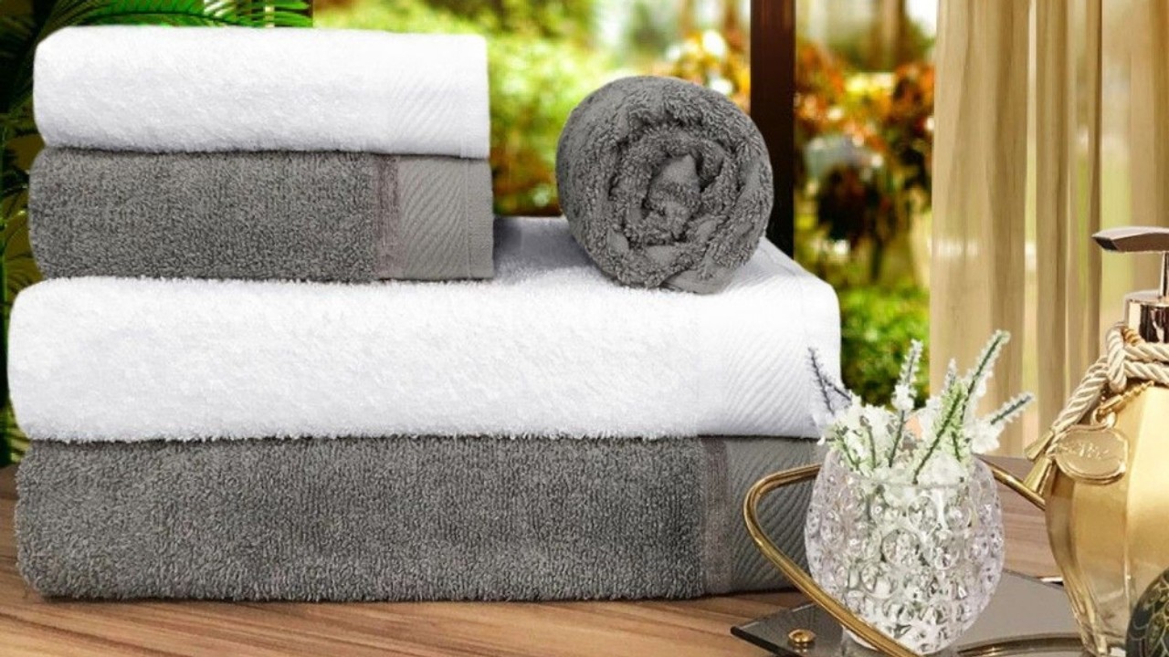 Aprenda a organizar suas toalhas de banho (Foto: Reprodução/Shoptime)
