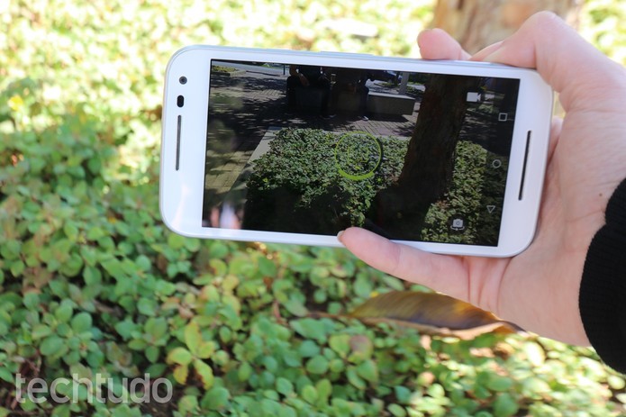 Câmera principal do Moto G 3 tem 13 megapixels (Foto: Luana Marfim/TechTudo)