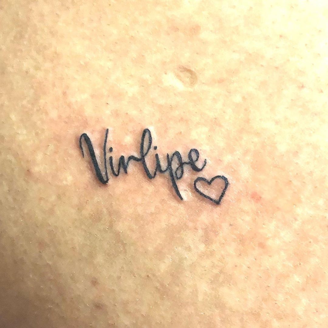 Fã homenageia Zé Felipe e Virgínia Fonseca com tatuagem (Foto: reprodução/instagram)