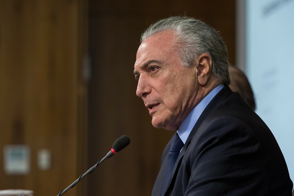 Temer minimizou polêmica sobre reserva: 'De uma singeleza ímpar' (Foto:  Alan Santos/PR)