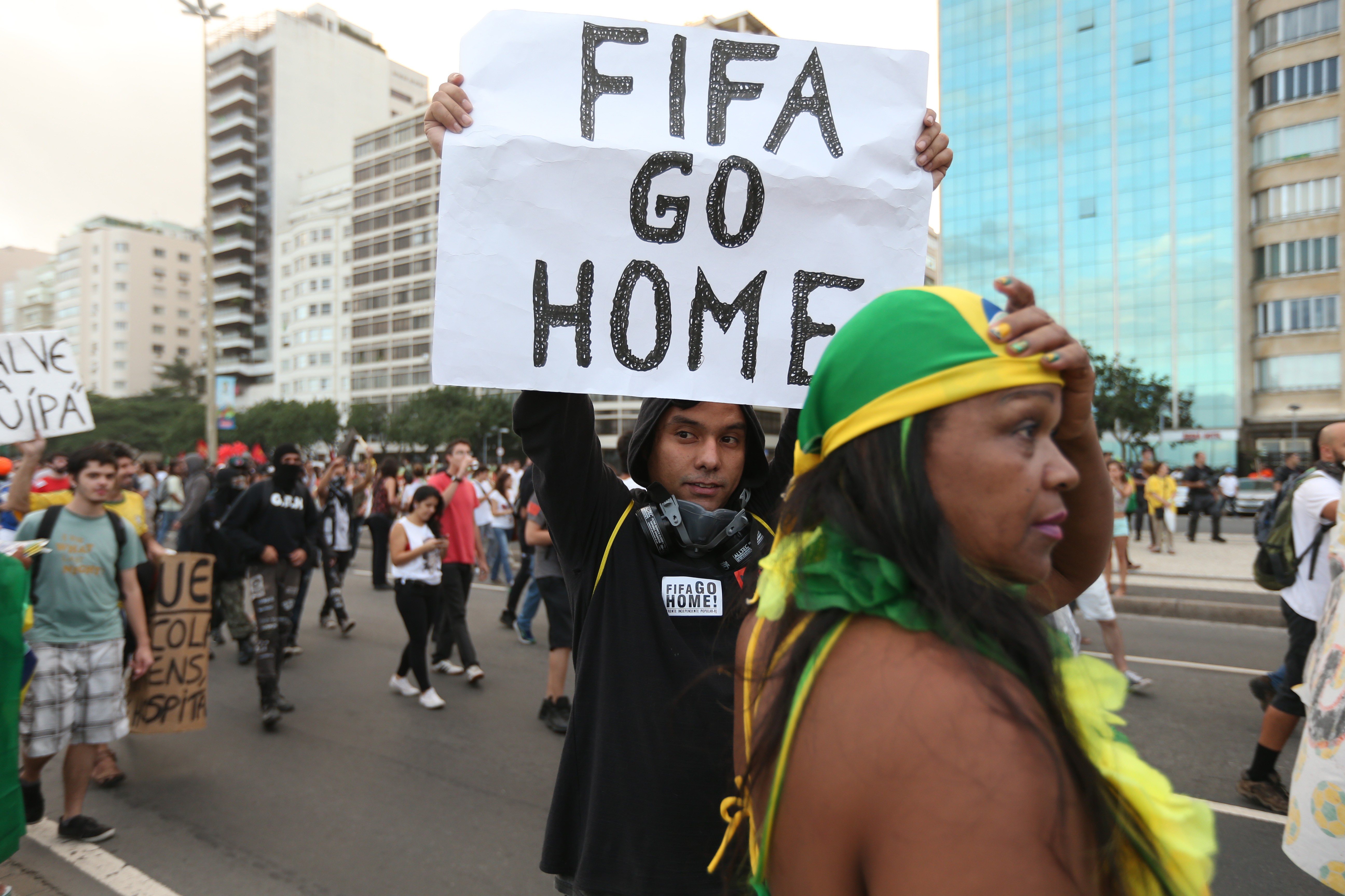 Protestos Copa do Mundo (Foto: Getty Images)