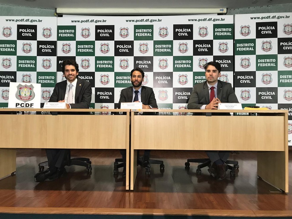 PCDF e Ministério Público apresentam balanço da operação Cartas Marcadas — Foto: Marília Marques/G1 DF