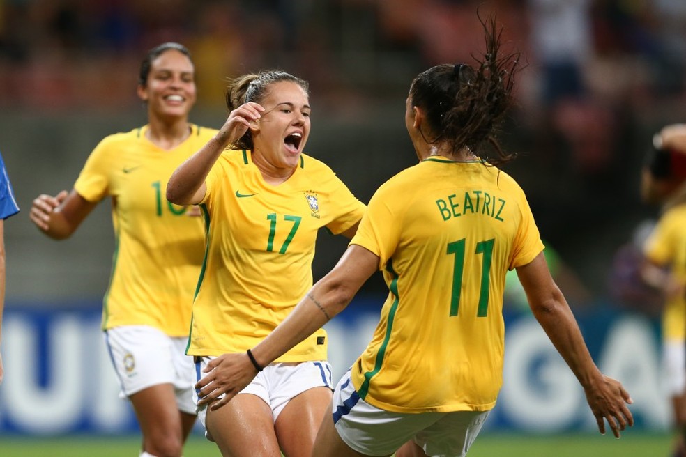 Andressinha Revela Pressao Por Vencer Com A Selecao Mas Ainda Confia Numa Boa Copa Do Mundo Futebol Ge