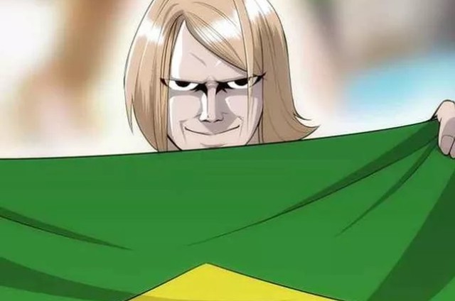 Chamado de 'torcedor misterioso', Yuri Torsky virou mascote da Seleção (Foto: Reprodução) Chamado de 'torcedor misterioso', Yuri Torsky virou mascote da Seleção (Foto: Reprodução)