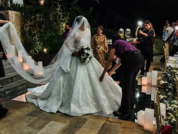 Casamento Viviane Araújo e Guilherme Militão (Foto: Agnews)
