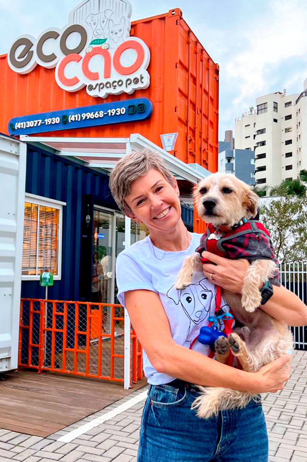 Sprada, do EcoCão: água das chuvas para limpeza do espaço — Foto: Divulgação