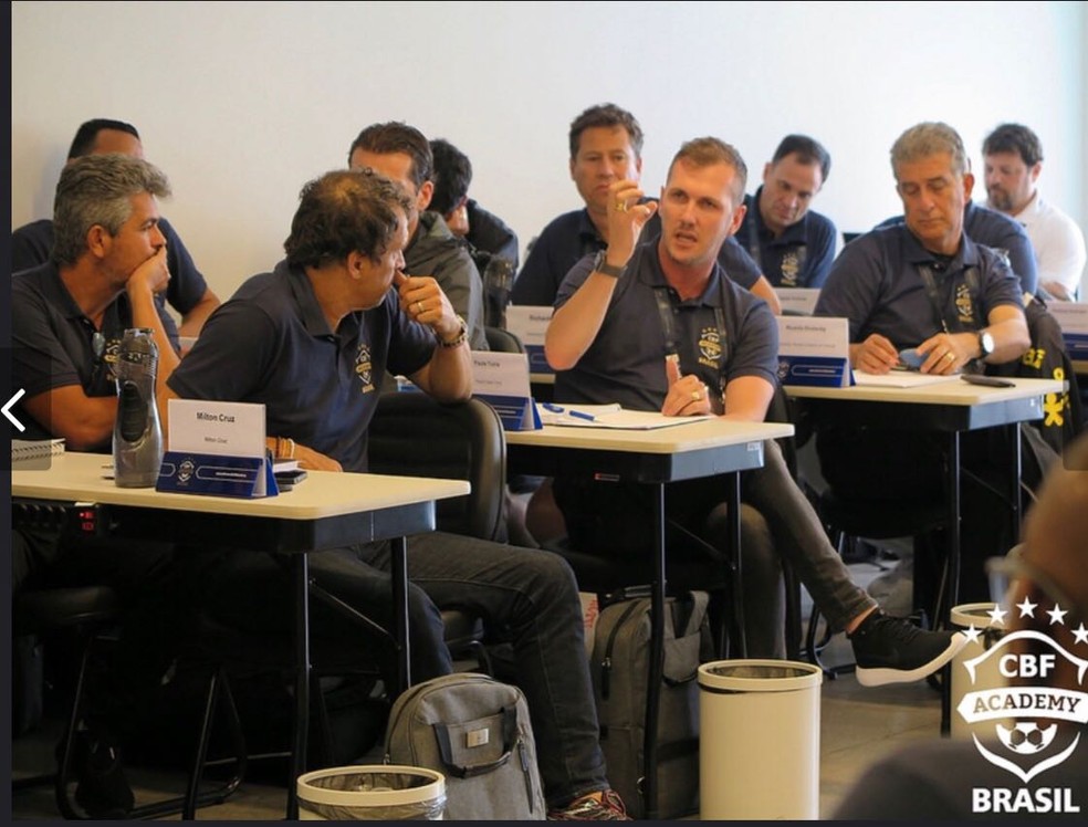 Paulo Turra em curso da CBF (Foto: Divulgação)