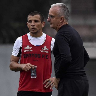 Vecchio e Dorival Júnior, Santos (Foto: Ivan Storti/Santos FC)