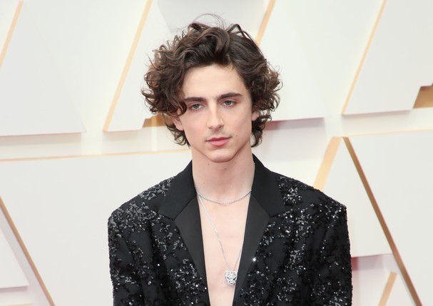 HOLLYWOOD, CALIFORNIA - MARCH 27: Timothée Chalamet attends the 94th Annual Academy Awards at Hollywood and Highland on March 27, 2022 in Hollywood, California. (Photo by David Livingston/Getty Images) (Foto: Getty Images)