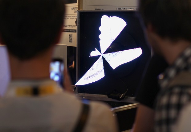 A holografia da Orbis chamou atenção durante a Viva Technology (Foto: Divulgação)