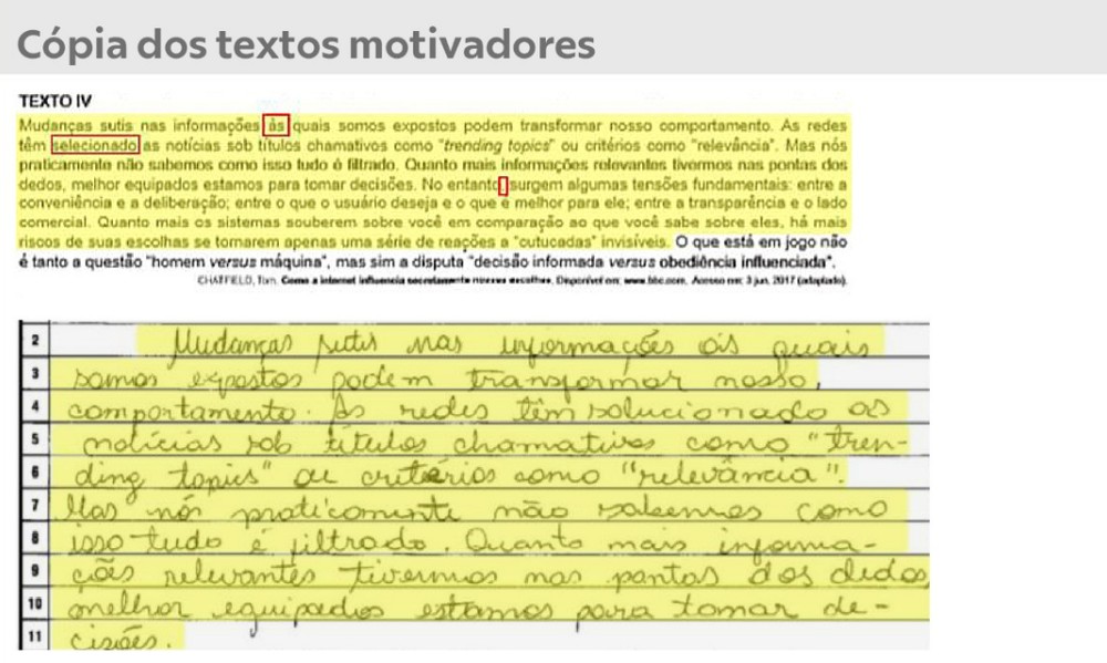 Enem Exemplo De Redação Nota Zero Por Fuga Ao Tema