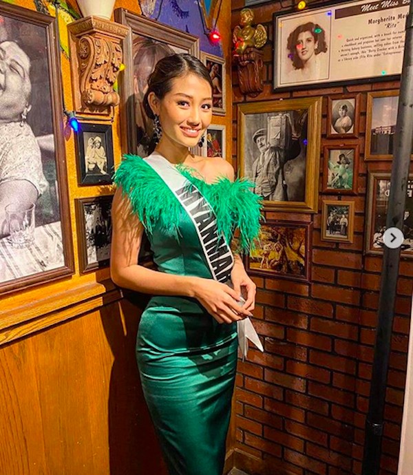 A Miss Mianmar e modelo Swe Zin Htet  (Foto: Instagram)