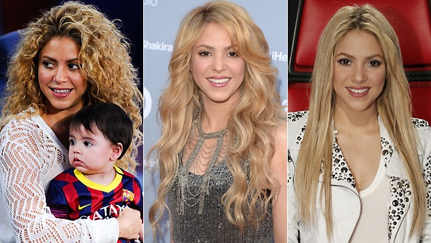 Os cabelos de Shakira (Foto: Getty Images)