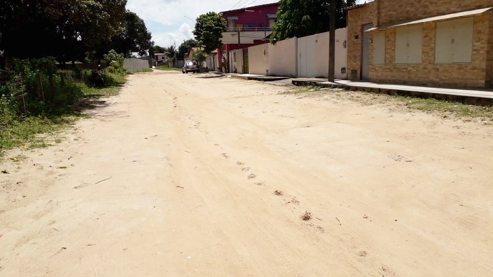 Homem foi preso no Planalto, na Zona Oeste de Natal â€” Foto: KlÃªnyo GalvÃ£o/Inter TV Cabugi