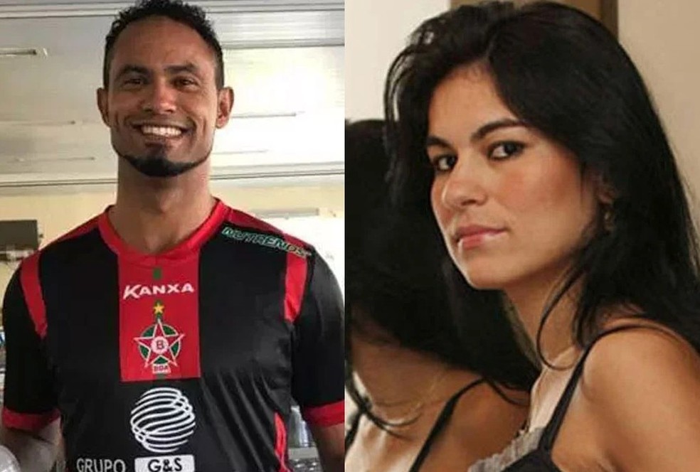 Ex-goleiro Bruno Fernandes e Eliza Samudio — Foto: Arquivo g1