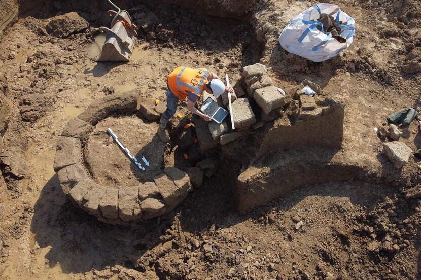 Arqueólogos desenterraram templo romano pela primeira vez na Holanda  (Foto: RAAP)