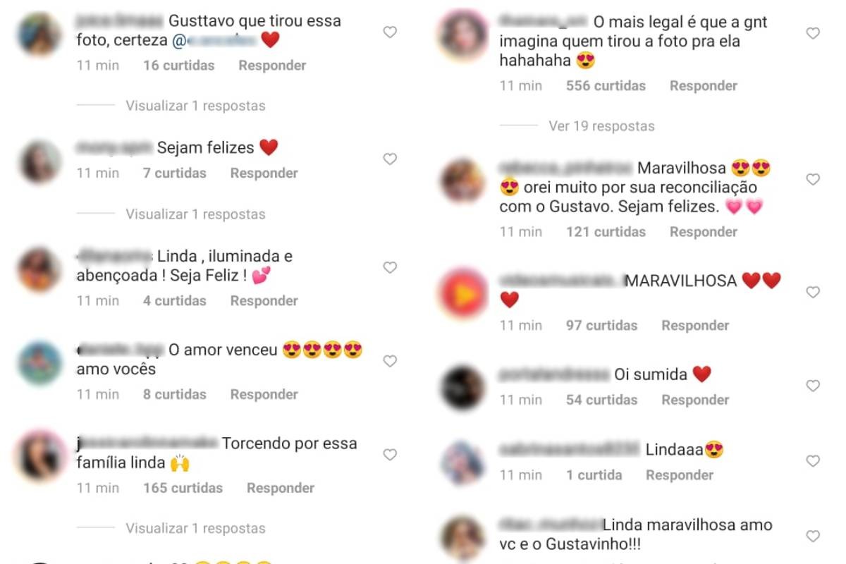 Fãs comentam foto de Andressa Suita (Foto: Reprodução/Instagram)