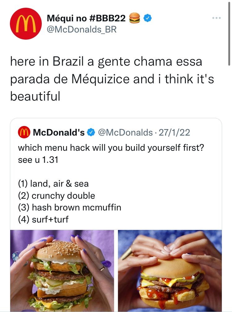 McDonald's do Brasil comentou a novidade (Foto: Reprodução)
