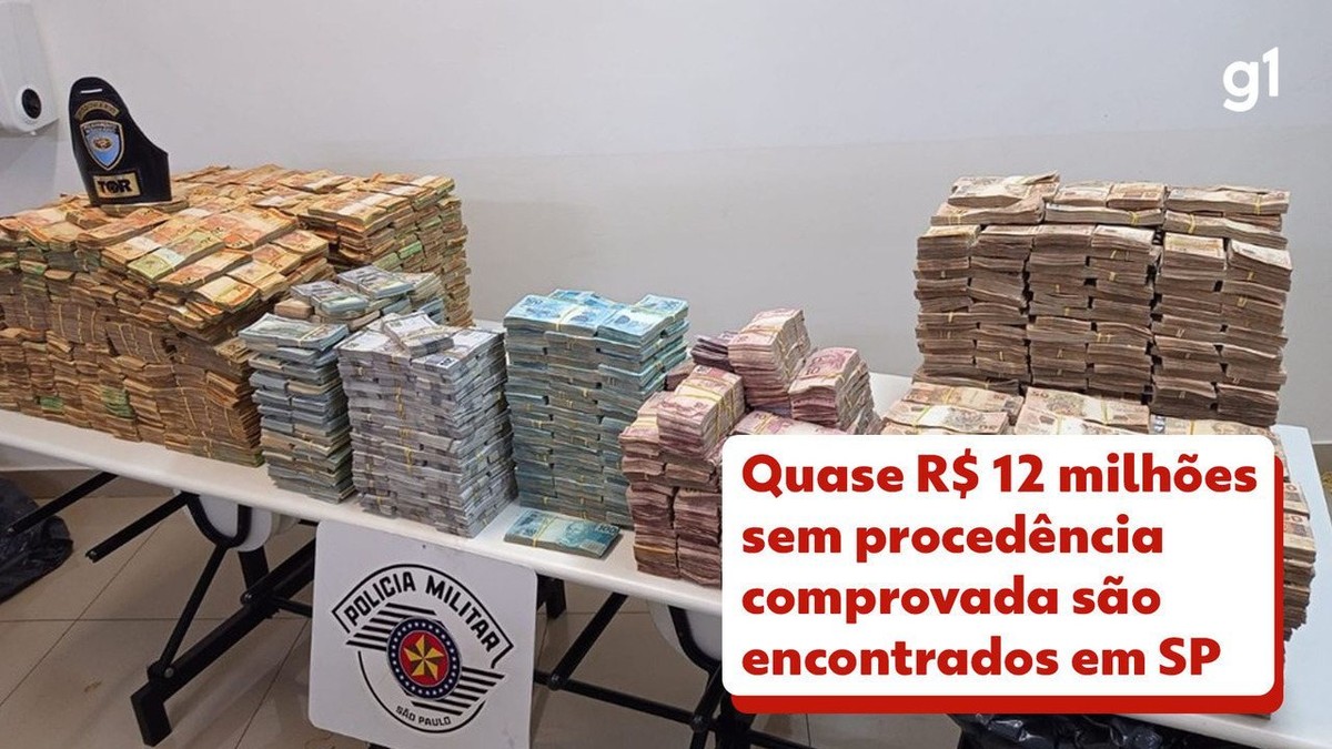 Em Maior Apreensão De Dinheiro Do Ano No Estado De Sp Quase R 12