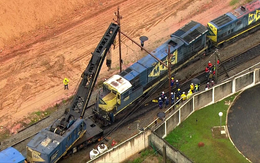 Trem descarrila e afeta Linha 7-Rubi da CPTM em São Paulo | São Paulo | G1