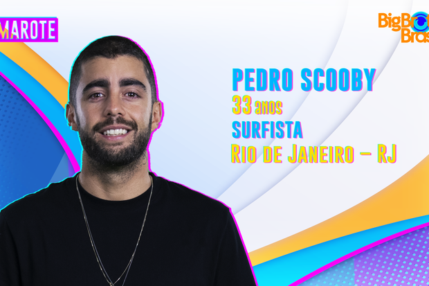 O surfista Pedro Scooby está no Camarote do BBB22 (Foto: Divulgação/Globo)