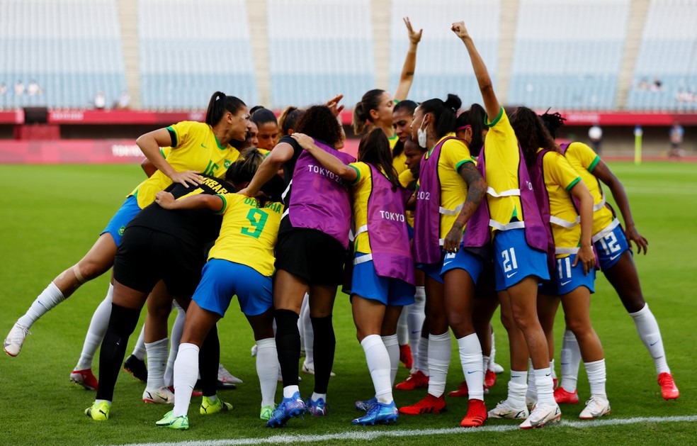 Brasil volta a jogar depois da campanha nas Olimpíadas — Foto: Reuters