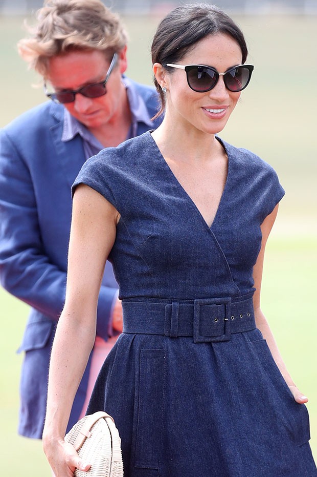 Meghan Markle participou de evento de polo com o príncipe Harry (Foto: Getty Images)