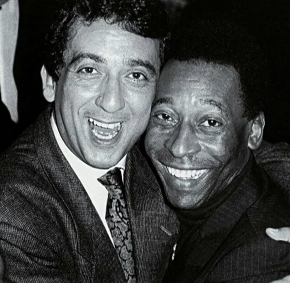 Galvão Bueno e Pelé - Foto: Reprodução