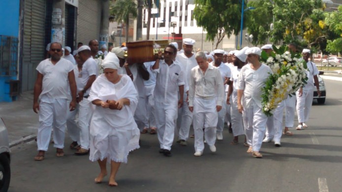 Ialorixá do terreiro mais antigo de Salvador, Mãe Tatá Oxum Tomilá morreu aos 96 anos na Bahia — Foto: Jeferson Janer/TV Bahia