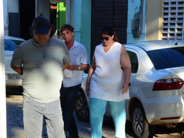 Carla Ubarana e George Leal foram presos na tarde desta segunda (22) em Natal (Foto: Ana Silva/Tribuna do Norte)