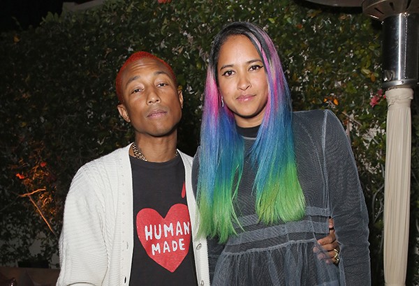Pharrell Williams e Helen Lasichanh (Foto: Getty Images)