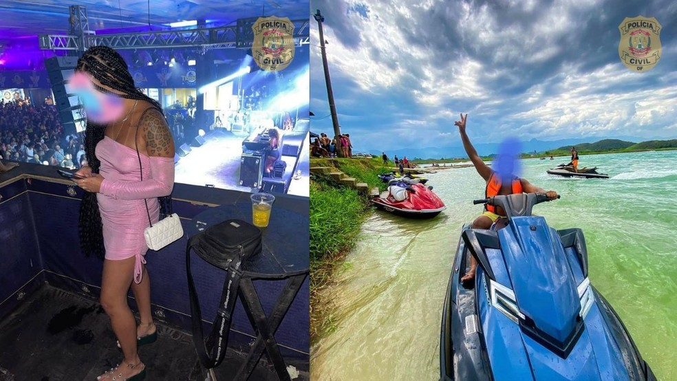 Os criminosos ostentavam uma vida de luxo e festas com o dinheiro adquirido atrav&eacute;s dos golpes, e cerca de 100 pessoas, geralmente idosos, foram lesadas pelo grupo. &mdash; Foto: Divulga&ccedil;&atilde;o/Pol&iacute;cia Civil