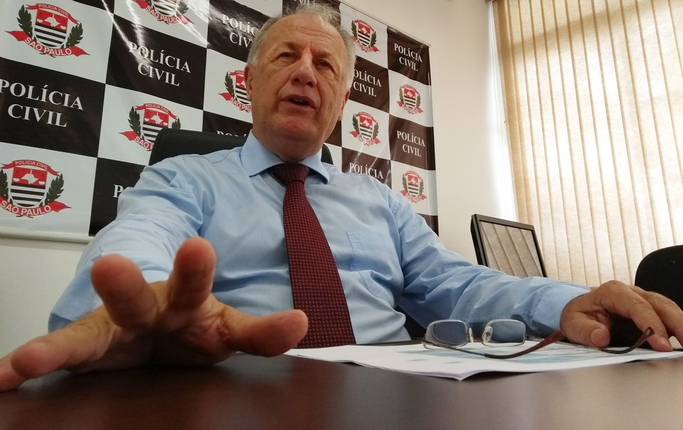 Kleber Altale, novo diretor do Deinter 9, comenta sobre segurança na região de Piracicaba — Foto: Fernando Evans/Arquivo G1