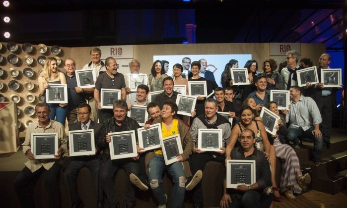 Os vencedores do Prêmio Rio Show de Gastronomia (Foto:  Adriana Lorete/O Globo)
