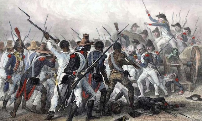 Tela de 1802 pintada por Auguste Raffet mostra batalha durante Revolução Haitiana