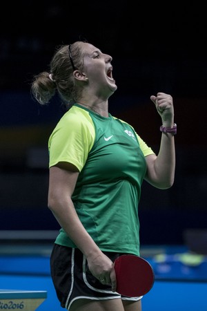 Bronze! Bruna conquista a 1ª medalha de uma brasileira no tênis de mesa