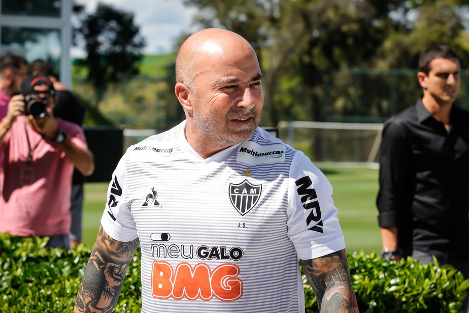 Jorge Sampaoli traça estilo de jogo para o Atlético-MG: 