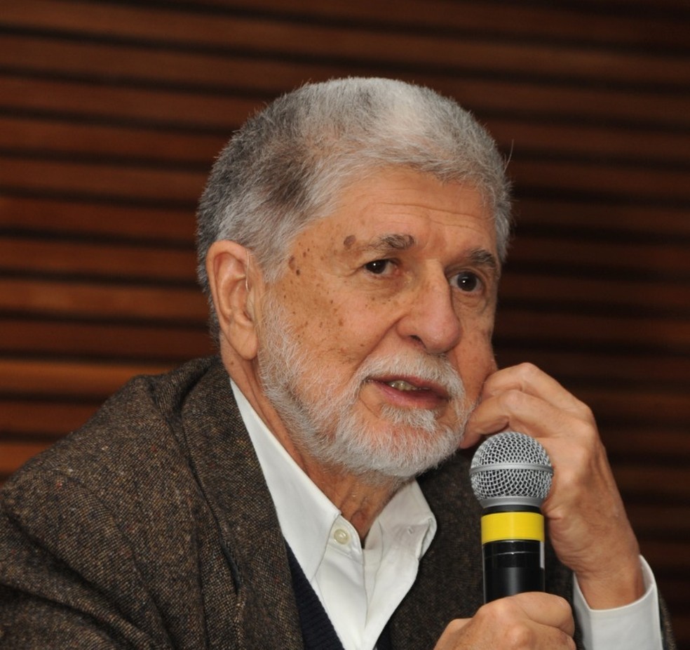Celso Amorim participa do I Seminário Virtual de Relações Internacionais da Bahia, uma iniciativa do curso de Bacharelado em Relações Internacionais da Unijorge. — Foto: Divulgação / Celso Amorim