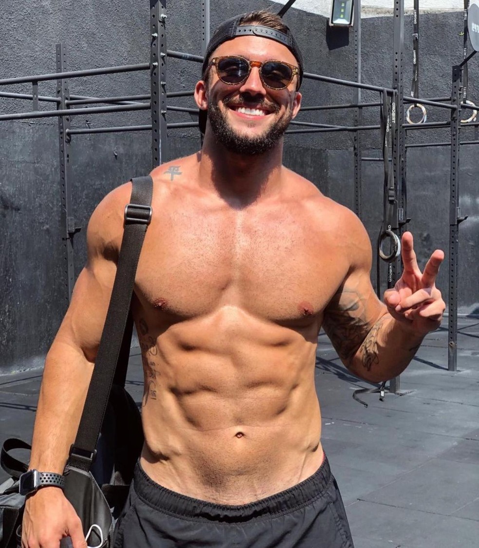 Arthur Picolo antes de entrar no BBB 21 era atleta de crossfit &mdash; Foto: Reprodu&ccedil;&atilde;o Instagram