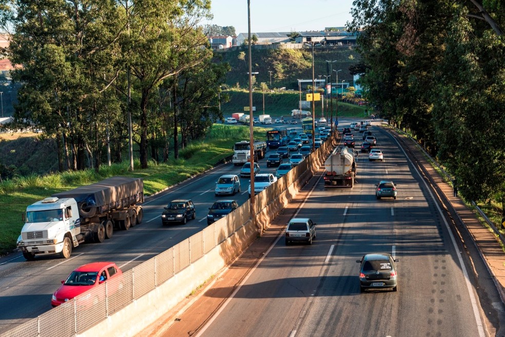 Trecho da BR-040, saída para o Rio de Janeiro — Foto: Via 040/Divulgação
