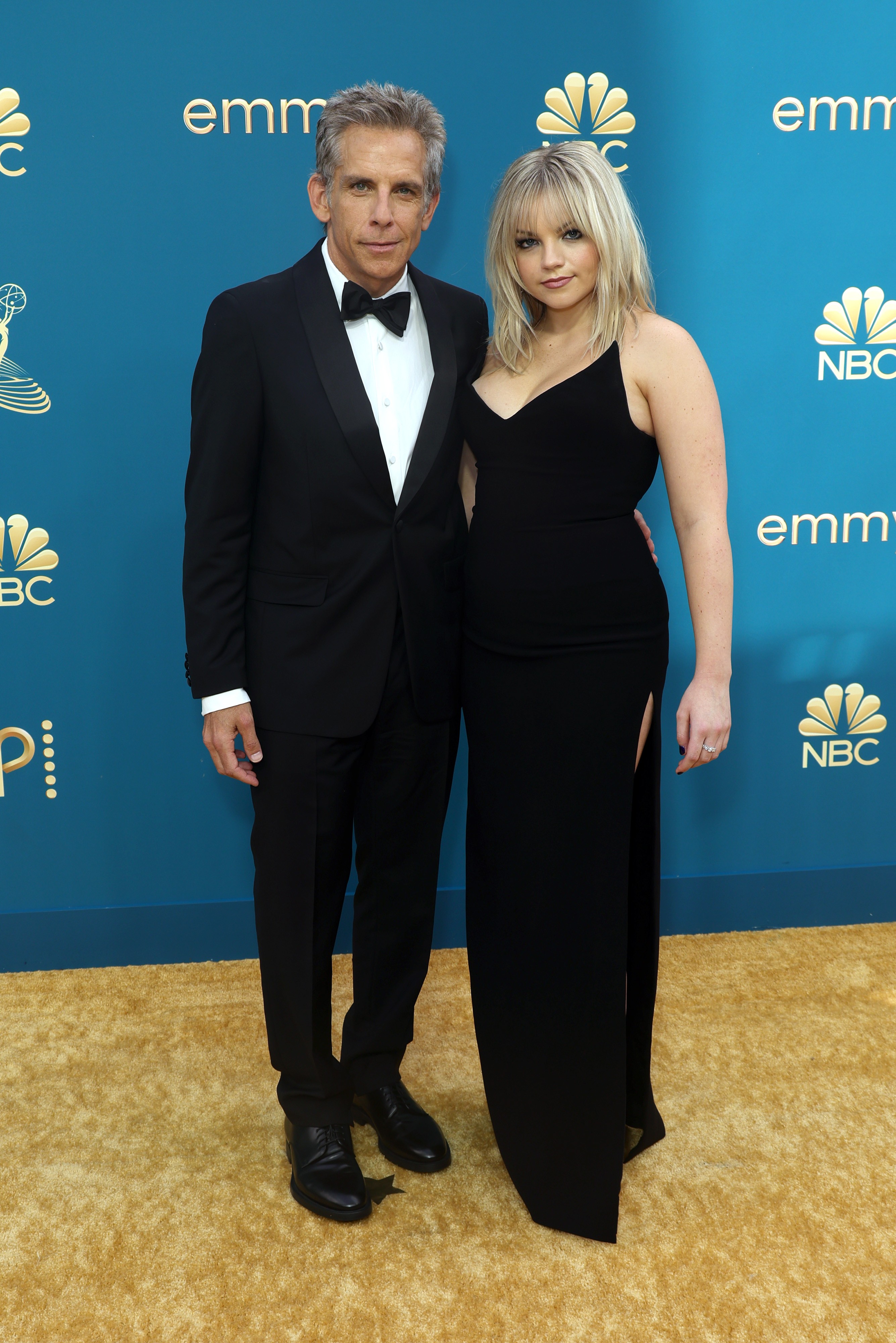 Ben Stiller e Ella Stiller no Emmy 2022 (Foto: Getty Images)