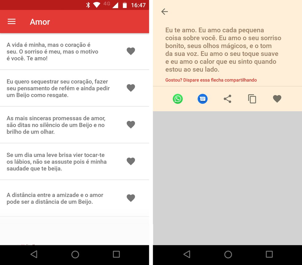 Mensagem de Dia dos Namorados: 6 apps com frases e cartões para WhatsApp |  Editores | TechTudo