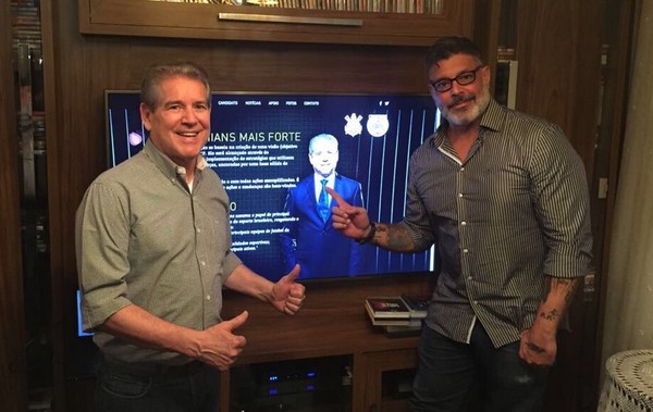 Alexandre Frota declara apoio a Roque Citadini na eleição do Corinthians