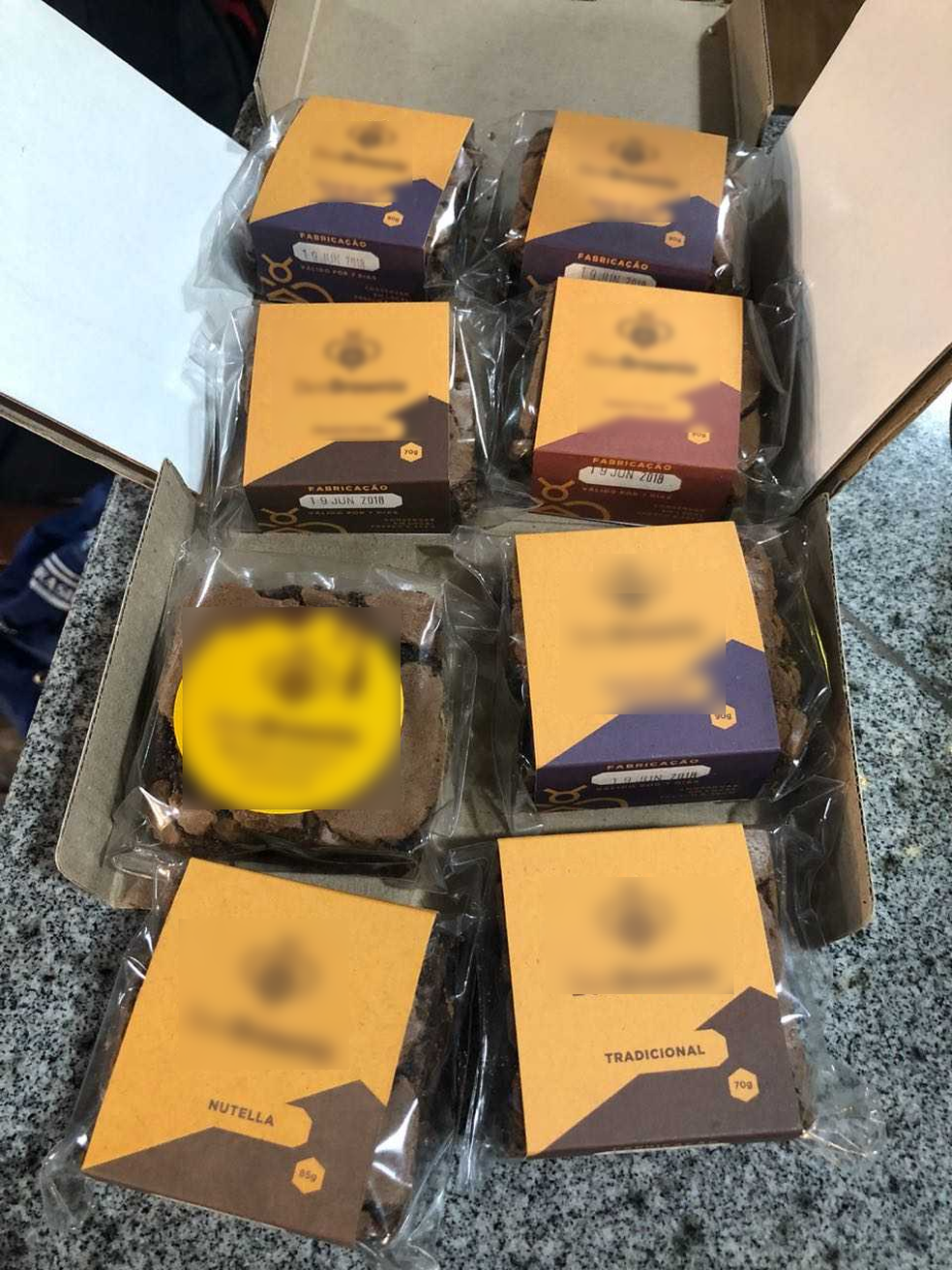 Brownies são vendidos por R$ 5 e R$ 7 mil (Foto: William Lima/ Arquivo pessoal)