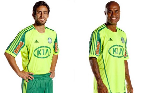 Montagem nova camisa Palmeiras (Foto: Montagem com fotos de Reprodução)