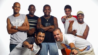 Mcs Marcinho, Tafarel, Danda, Leozinho , R Junior, Bob Rum e Camarão — Foto: Marcelo Theobald/Agência O Globo