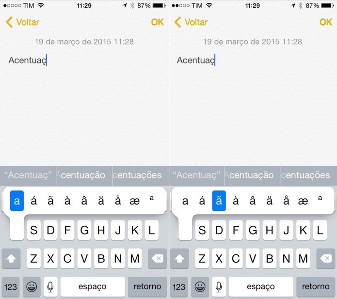 Como Colocar Acentos Em Palavras No Iphone Ou Ipad Dicas E Tutoriais Techtudo