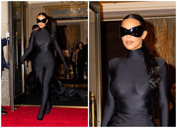 Kim Kardashian após MET Gala 2021 (Foto: Getty Images)