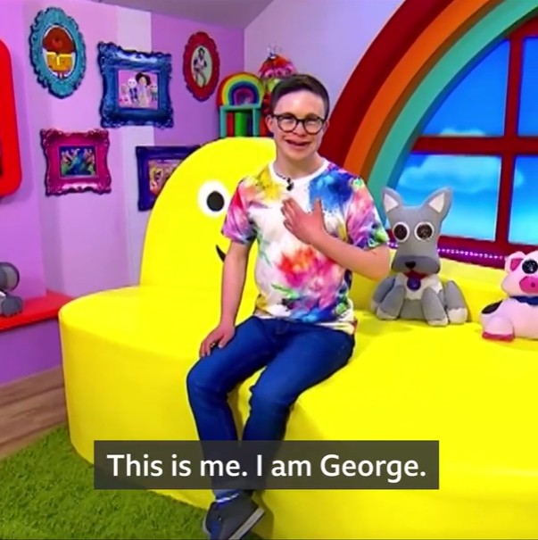 George é apresentador do programa britânico CBeebies  (Foto: Reprodução Instagram )